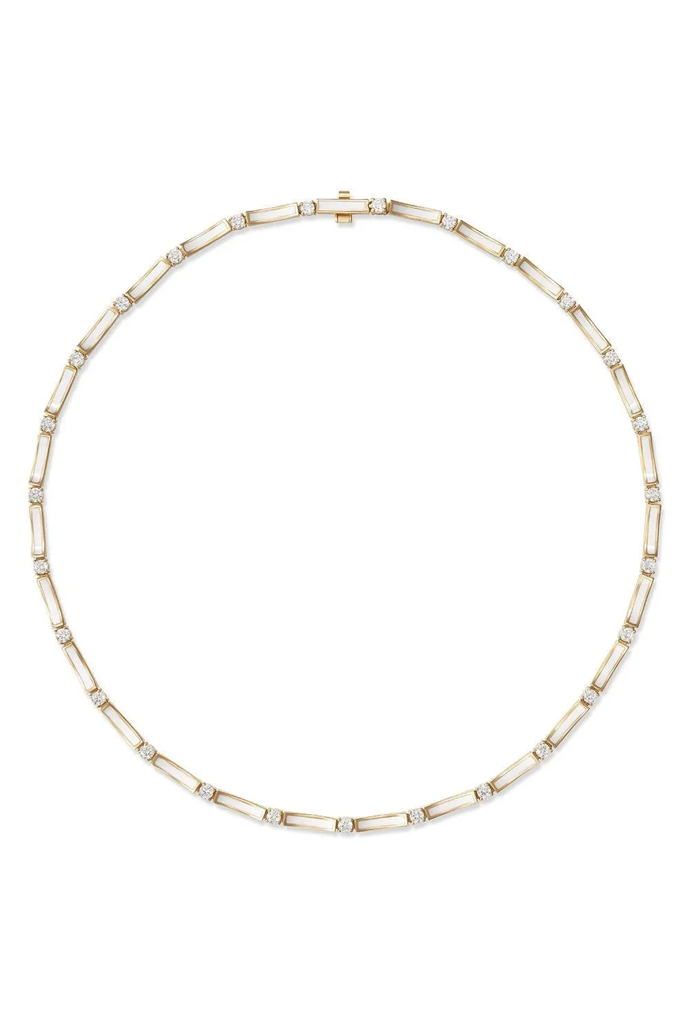 Diamond White Honey Linked Necklace Diamond White Honey Linked Necklace