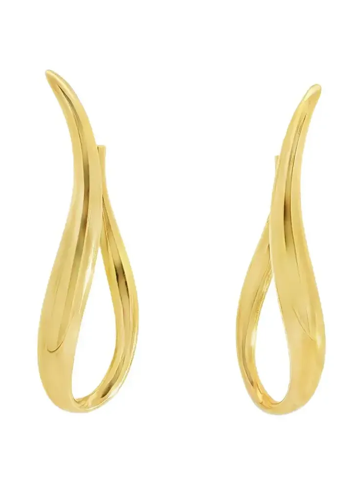 Elongated Wavy Earrings Elongated Wavy Earrings