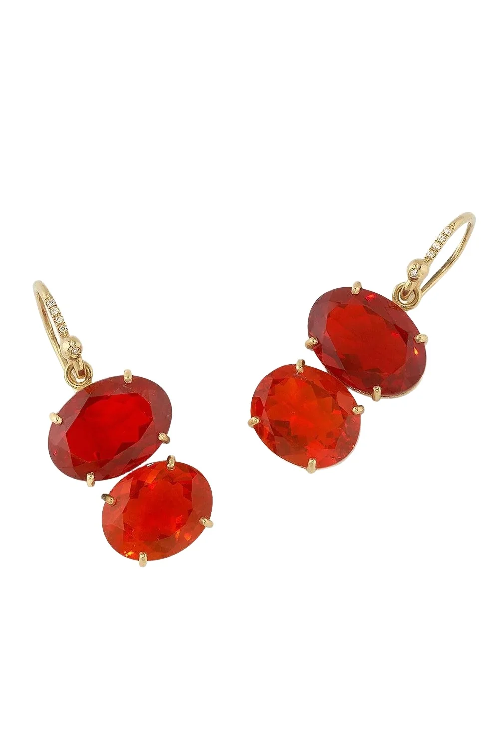 Fire Opal Gemmy Gem Earrings Fire Opal Gemmy Gem Earrings