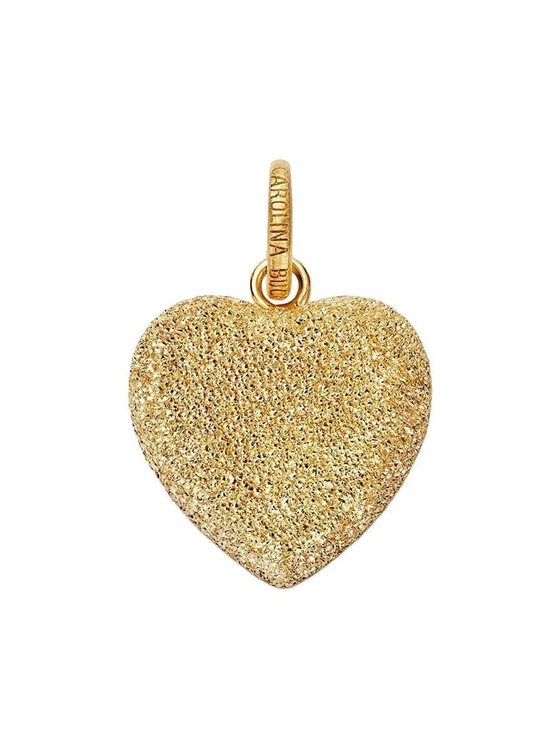 Florentine Finish Small Cuore Pendant Florentine Finish Small Cuore Pendant