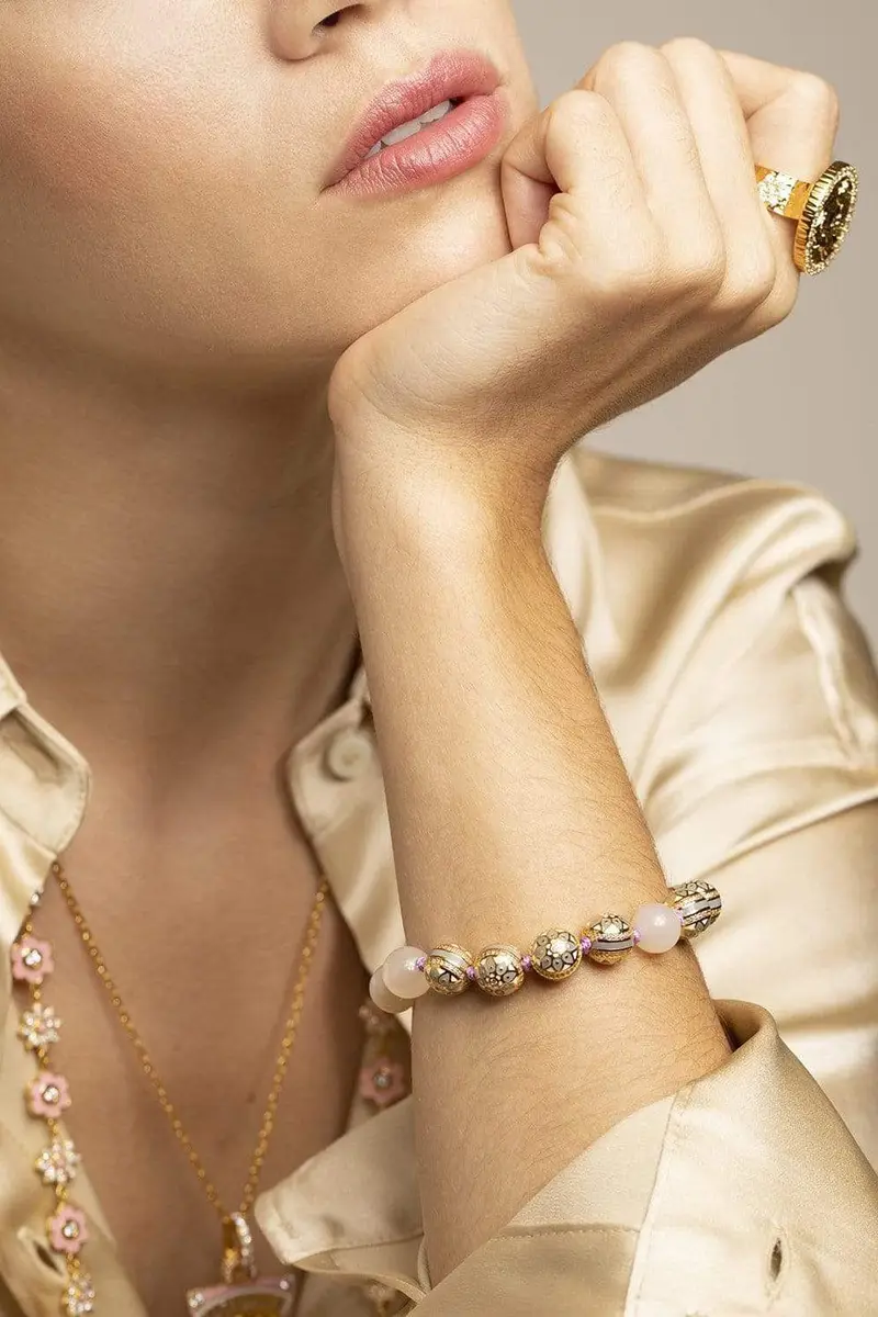 BUDDHA MAMA Flower Bead Bracelet | Thumbnail 2 BUDDHA MAMA Flower Bead Bracelet | Thumbnail 2