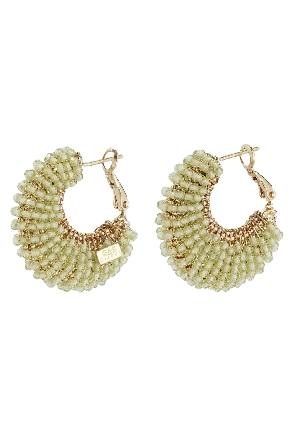 Green Quartz Small Izzia Earrings