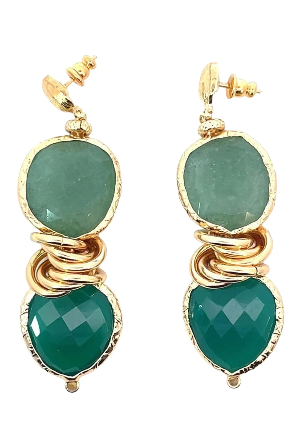 Green Sirena Earrings Green Sirena Earrings