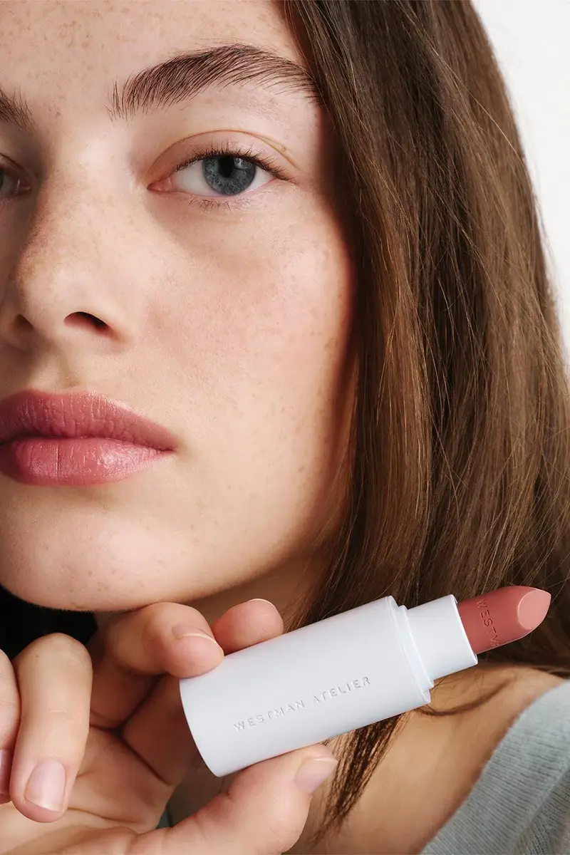 Westman Atelier Hydrobalm Sheer Tinted Lipstick - English Rose | Thumbnail 2 Westman Atelier Hydrobalm Sheer Tinted Lipstick - English Rose | Thumbnail 2