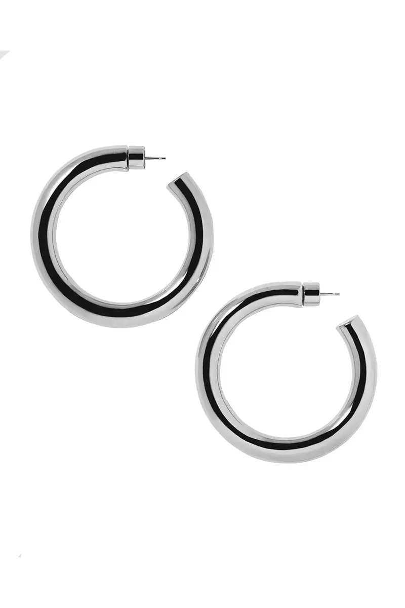 Jennifer Fisher Jamma Baby Hoop Earrings - 1.5in