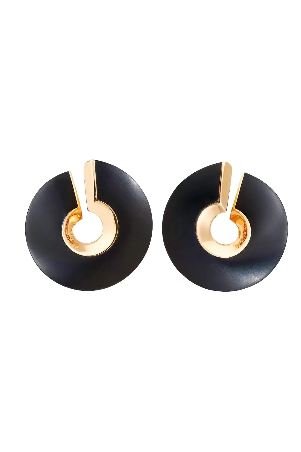 Jet Verso Midi Earrings