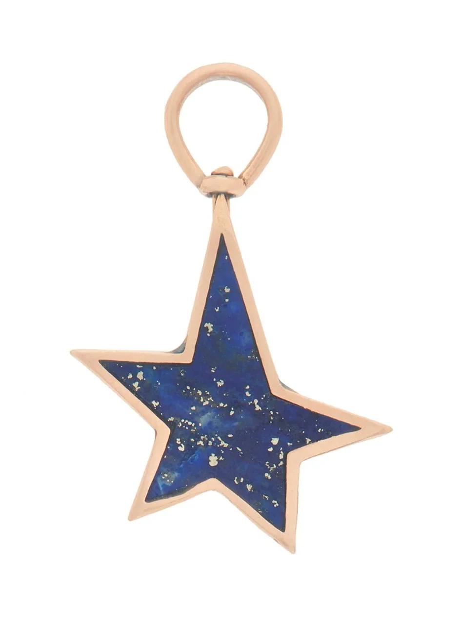 Lapis Star Charm