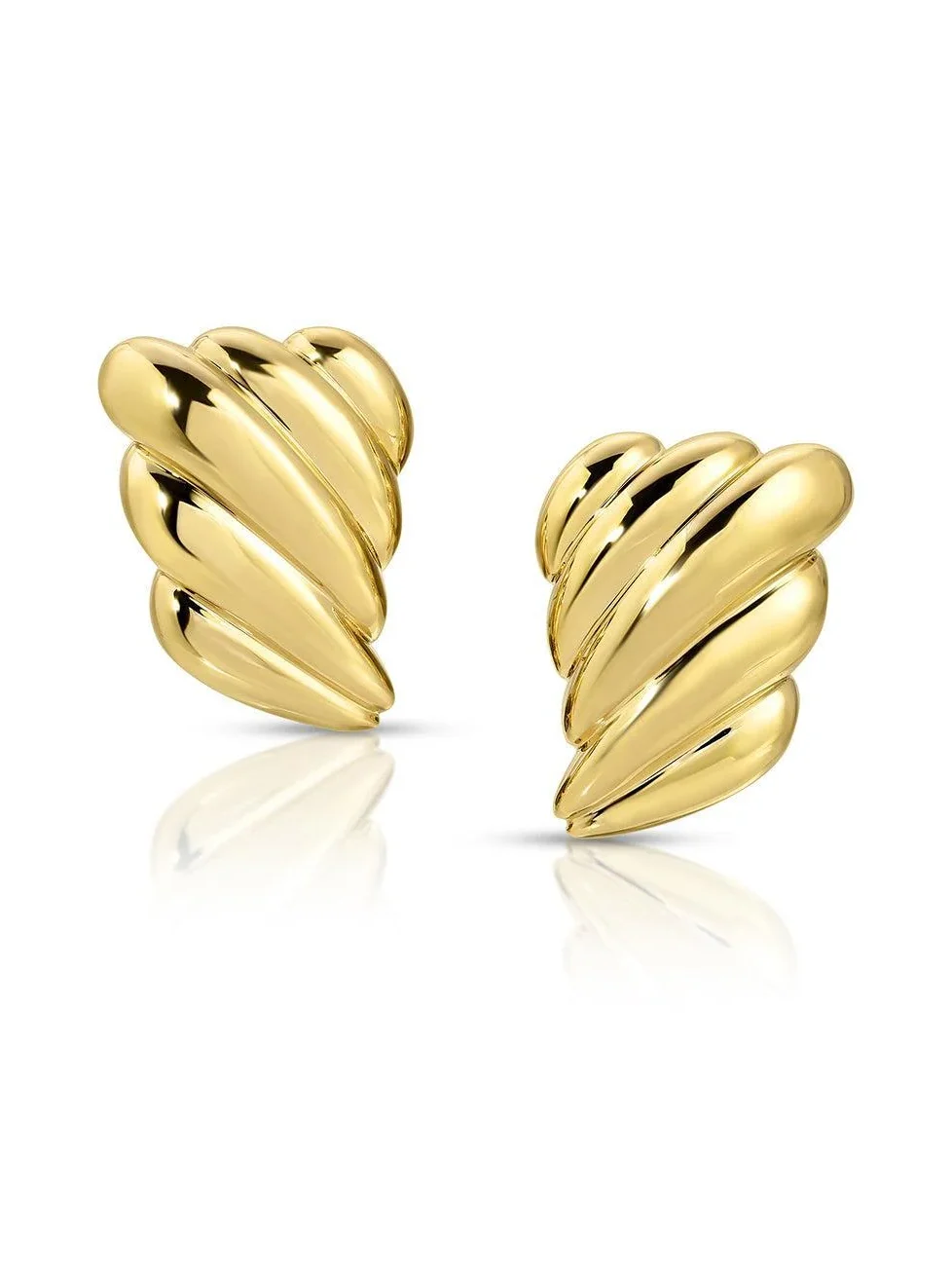 Anita Ko Large Croissant Earrings