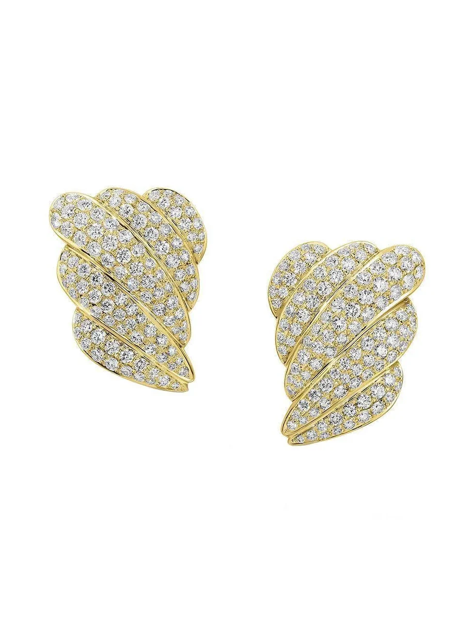 Anita Ko Large Diamond Croissant Earrings