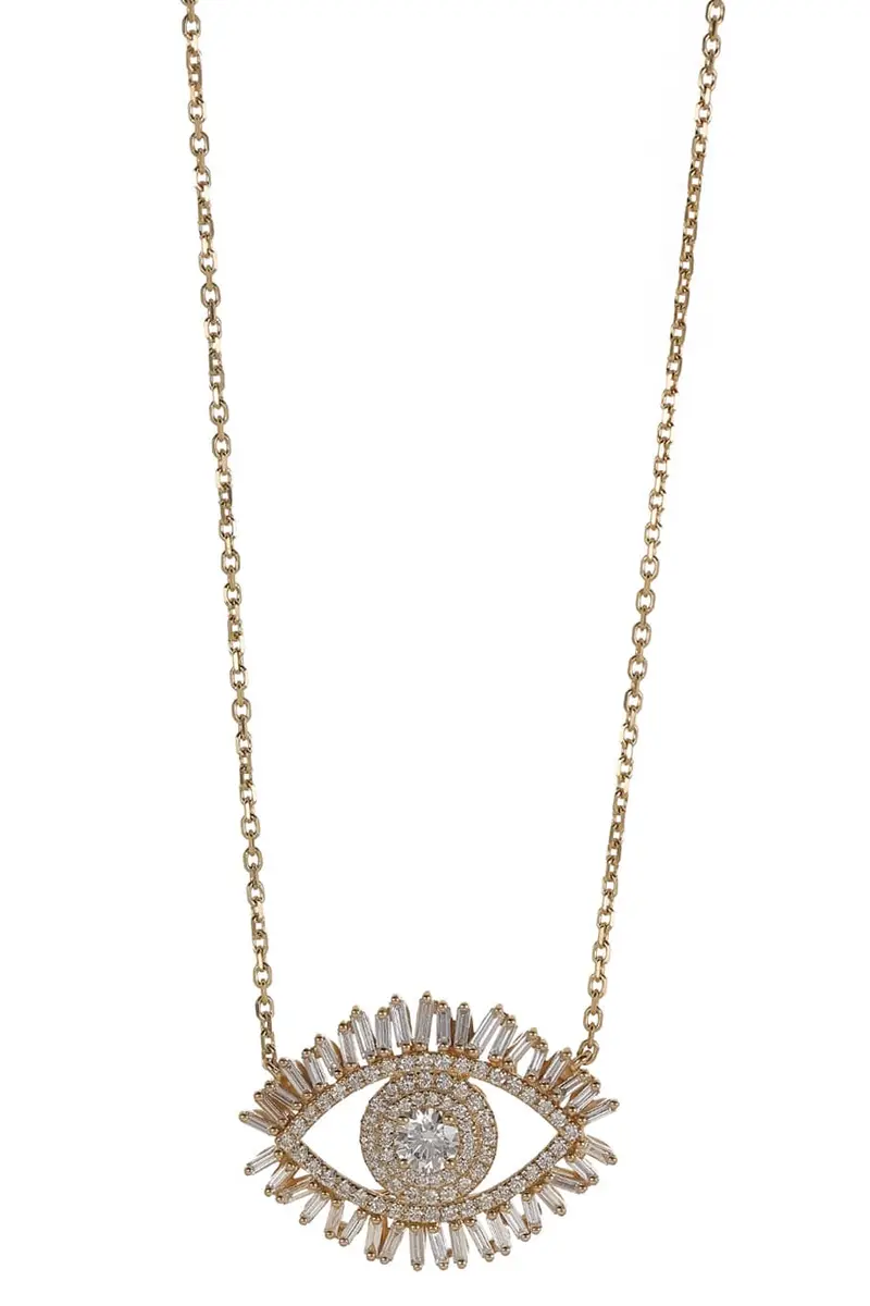 Suzanne Kalan Large Fireworks Evil Eye Necklace | Image 1 Suzanne Kalan Large Fireworks Evil Eye Necklace | Image 1