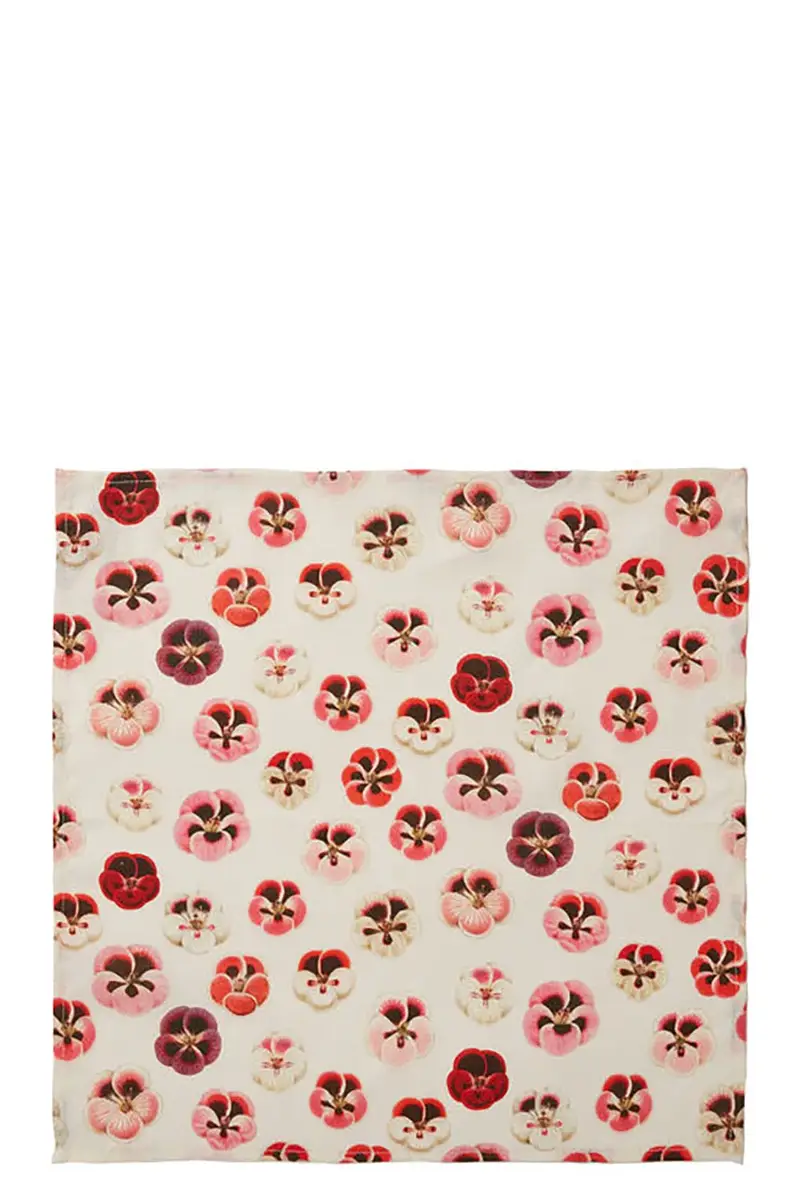 La DoubleJ Large Napkins Set Of 2 - Pansy | Thumbnail 4 La DoubleJ Large Napkins Set Of 2 - Pansy | Thumbnail 4