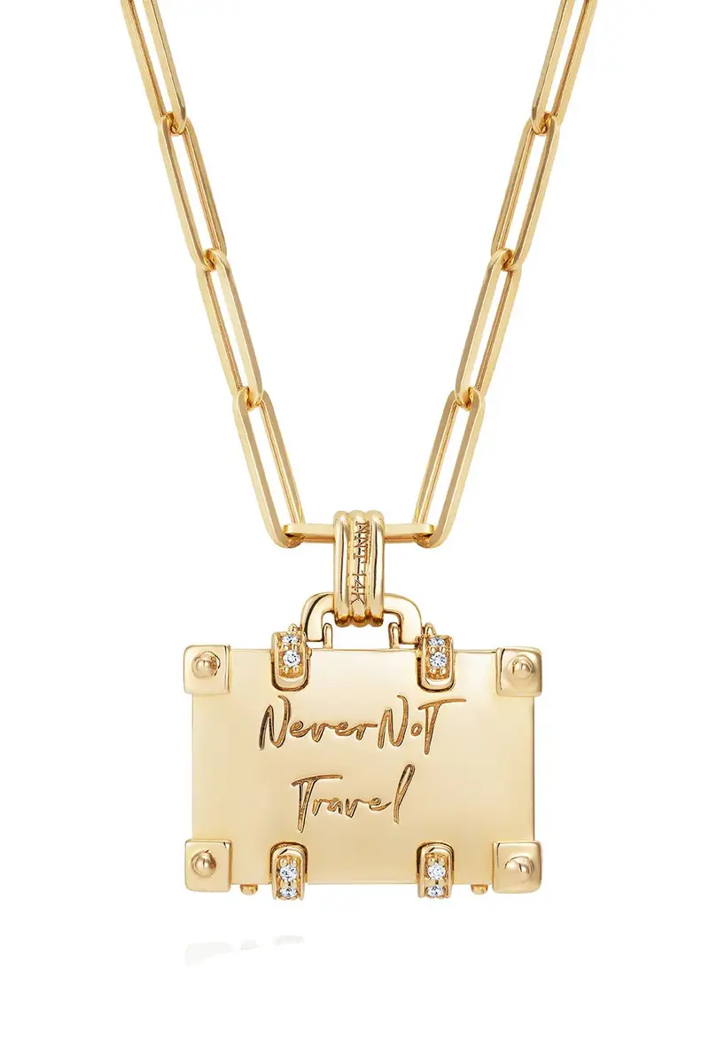 NEVERNOT Large Tsavorite Travel Necklace | Thumbnail 8 NEVERNOT Large Tsavorite Travel Necklace | Thumbnail 8