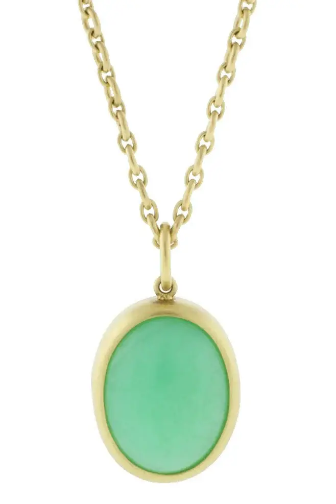 IRENE NEUWIRTH JEWELRY Limited Edition Mint Chrysoprase Pendant | Image 1 IRENE NEUWIRTH JEWELRY Limited Edition Mint Chrysoprase Pendant | Image 1