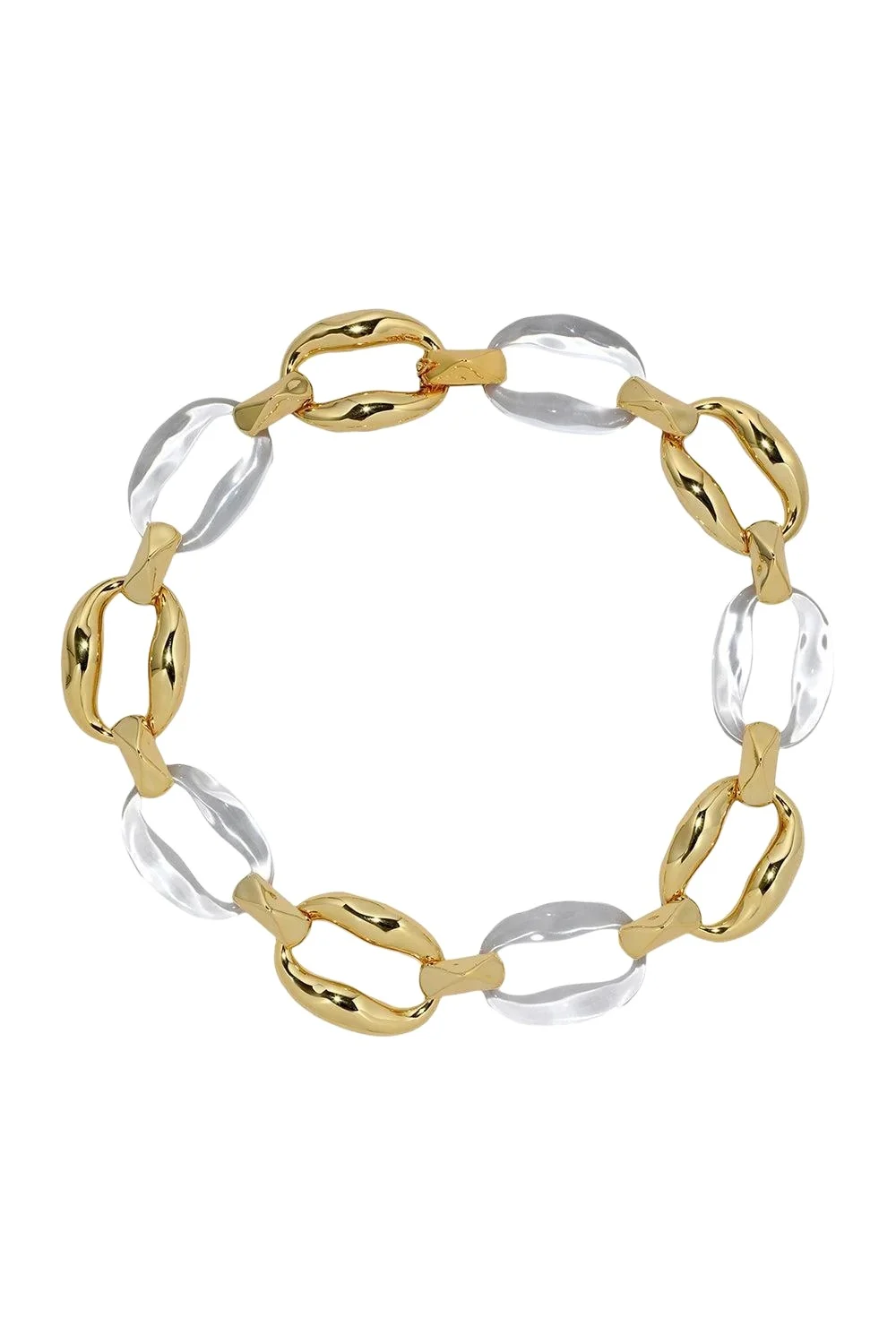 Liquid Lucite Link Necklace