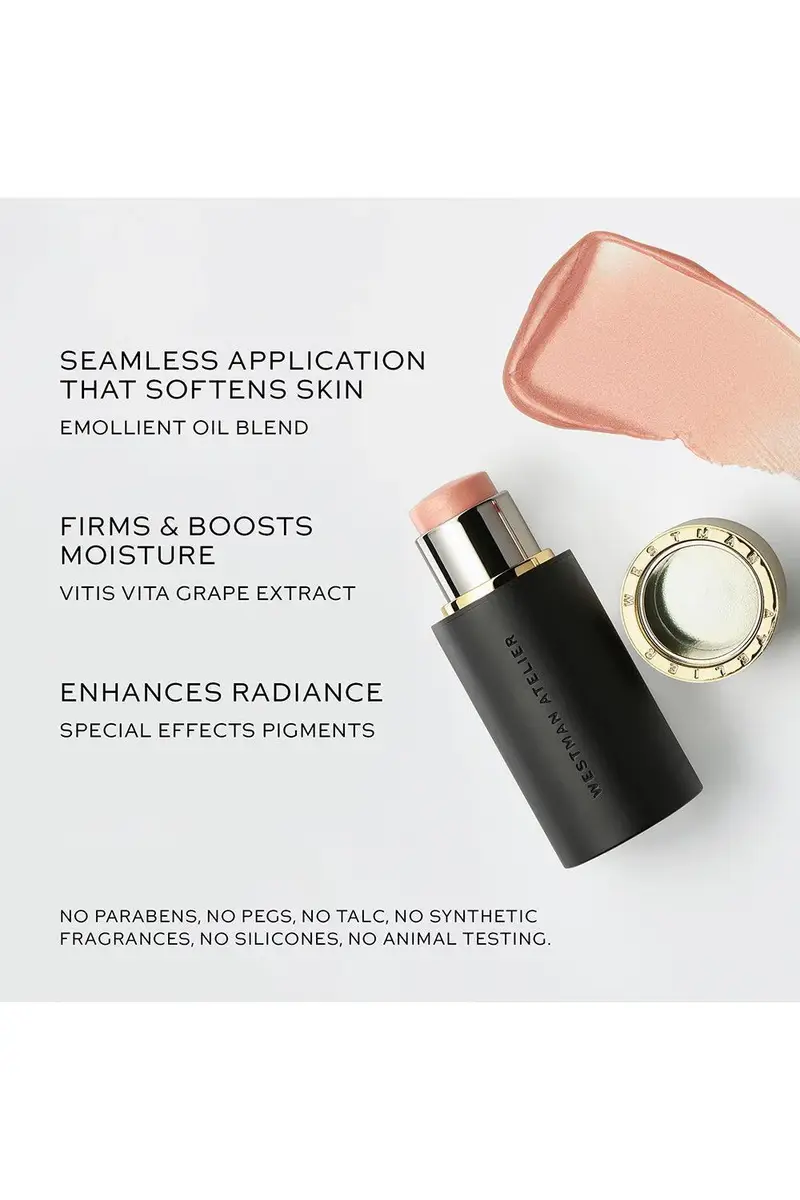 Westman Atelier Lit Up Highlight Stick - Petal | Thumbnail 3