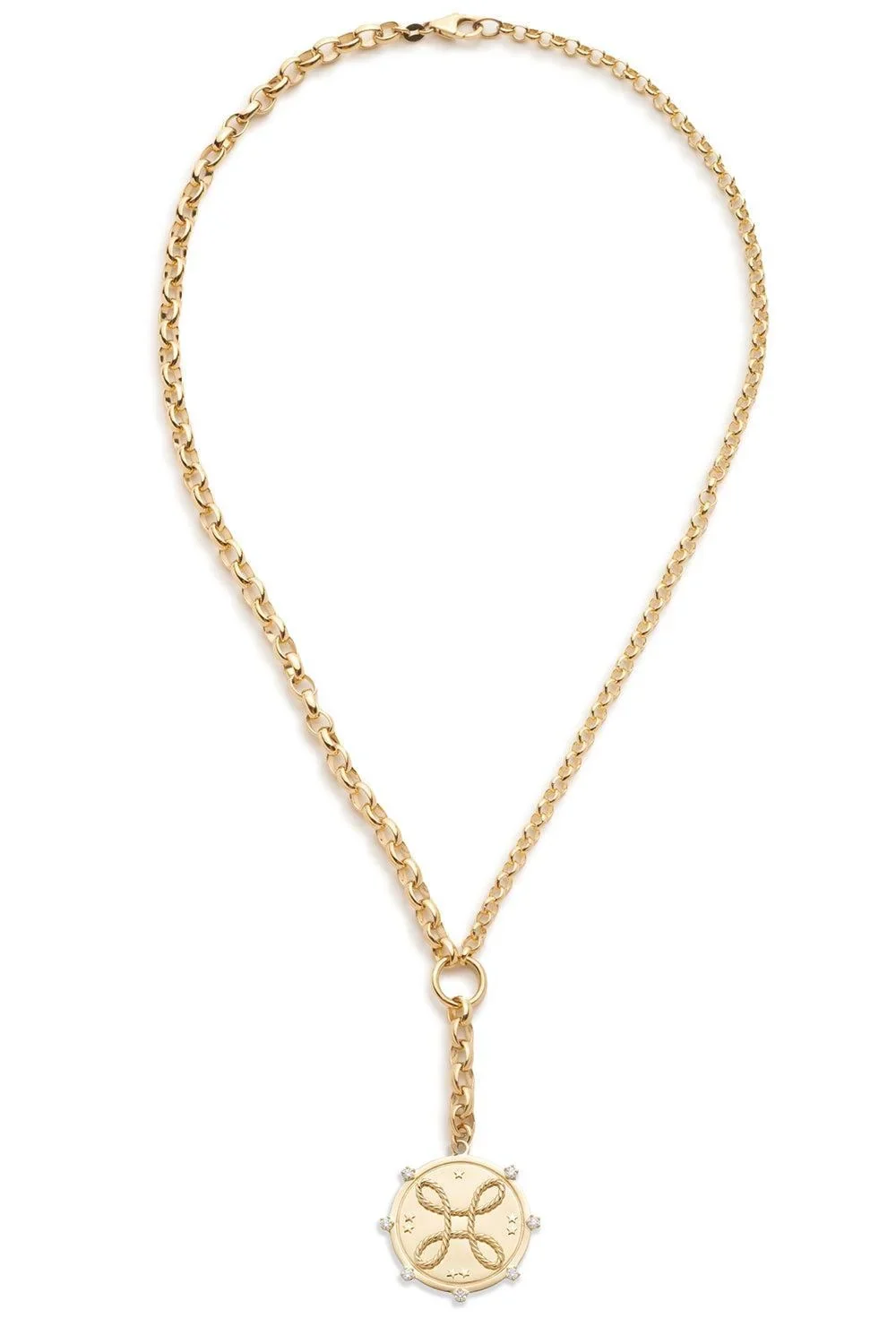 Love - Heavy Mixed Belcher Extension Chain Necklace