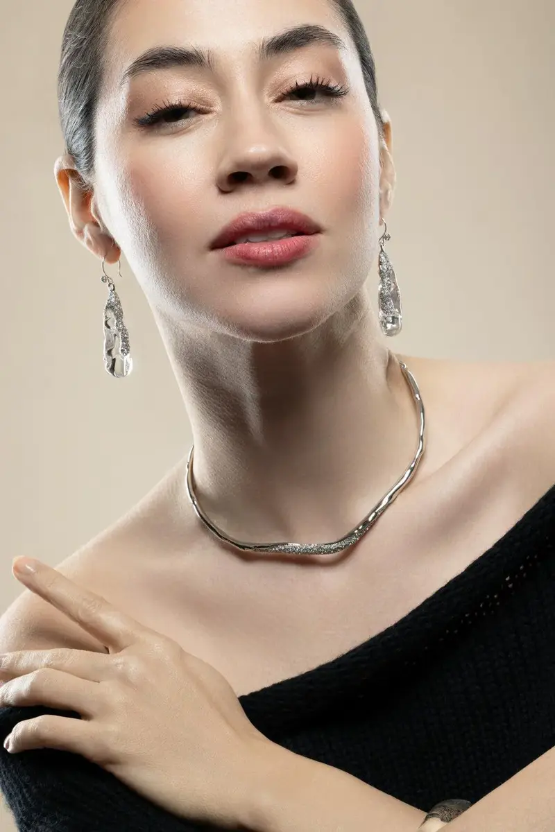 ALEXIS BITTAR Lucite Silverlake Wire Earrings | Thumbnail 2