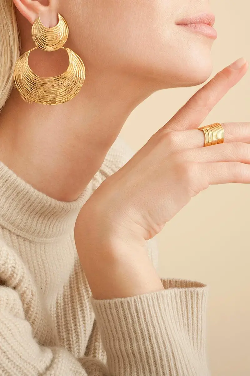 Gas Bijoux Luna Wave Earrings | Thumbnail 2 Gas Bijoux Luna Wave Earrings | Thumbnail 2