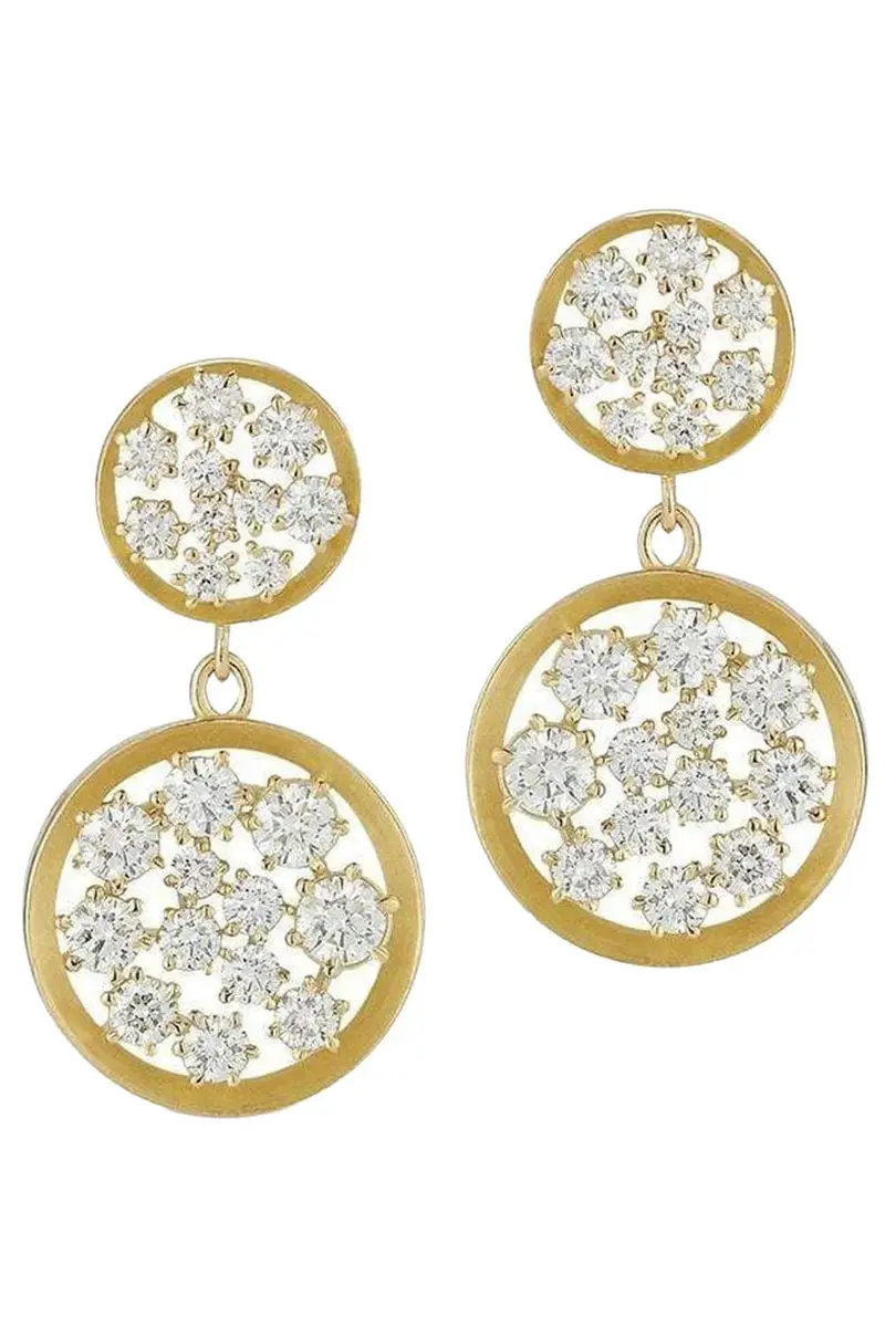 Jade Trau Margot Diamond Drop Earrings | Image 1 Jade Trau Margot Diamond Drop Earrings | Image 1