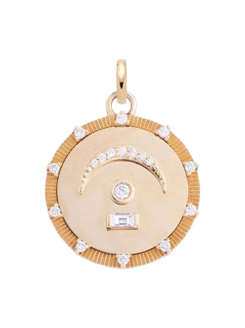 Foundrae Medium Bird's Eye Internal Diamond Compass - Pause