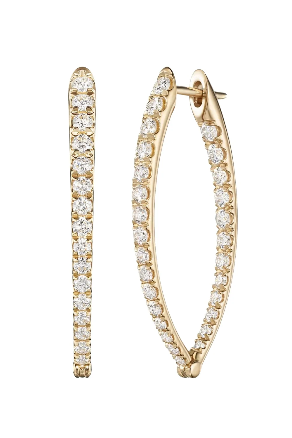 Medium Cristina Diamond Earrings