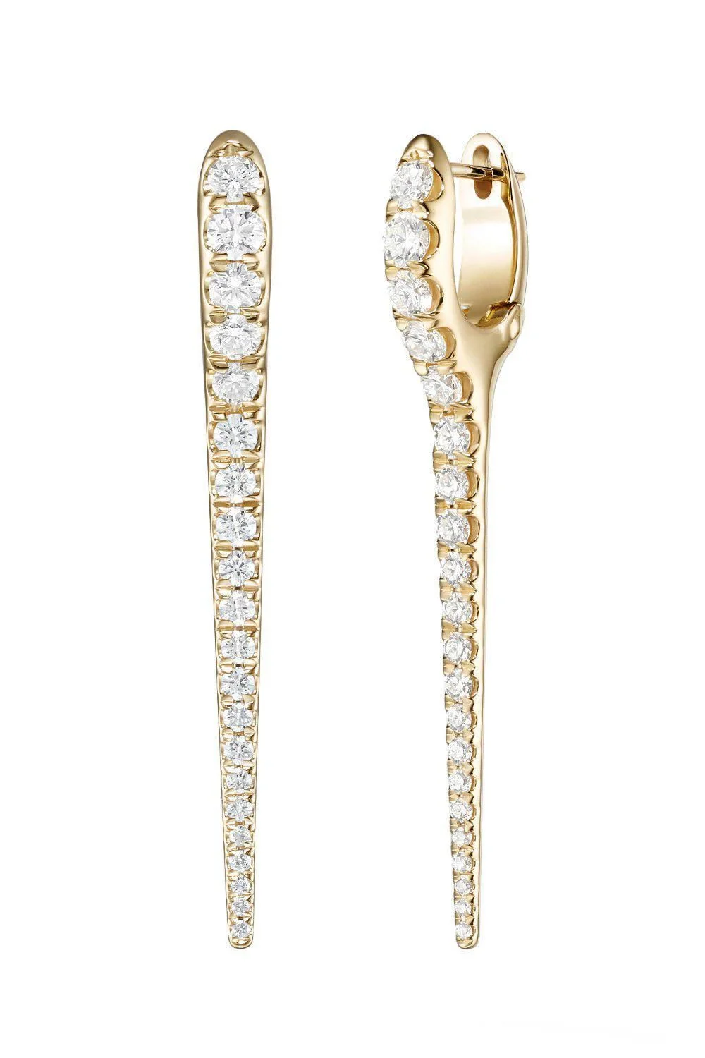 Medium Lola Diamond Needle Earrings Medium Lola Diamond Needle Earrings