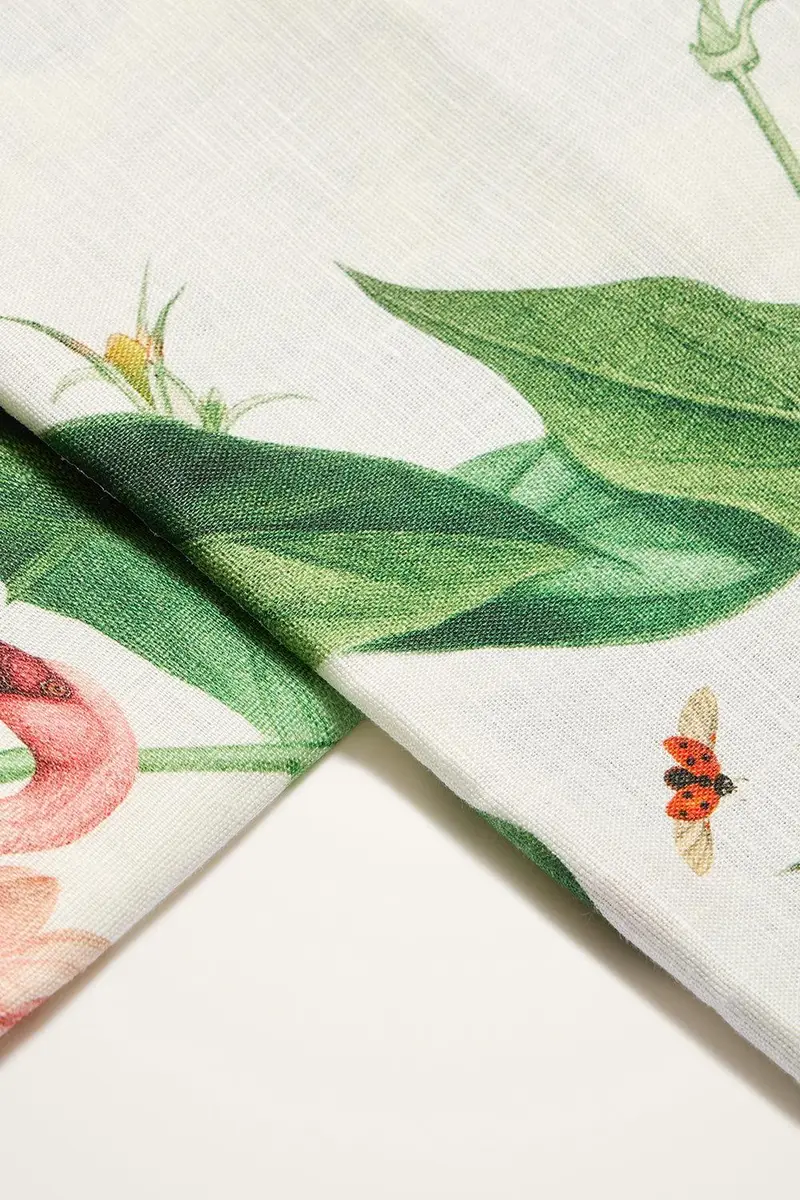 La DoubleJ Medium Tablecloth - Bosco Blooms Green | Thumbnail 3 La DoubleJ Medium Tablecloth - Bosco Blooms Green | Thumbnail 3