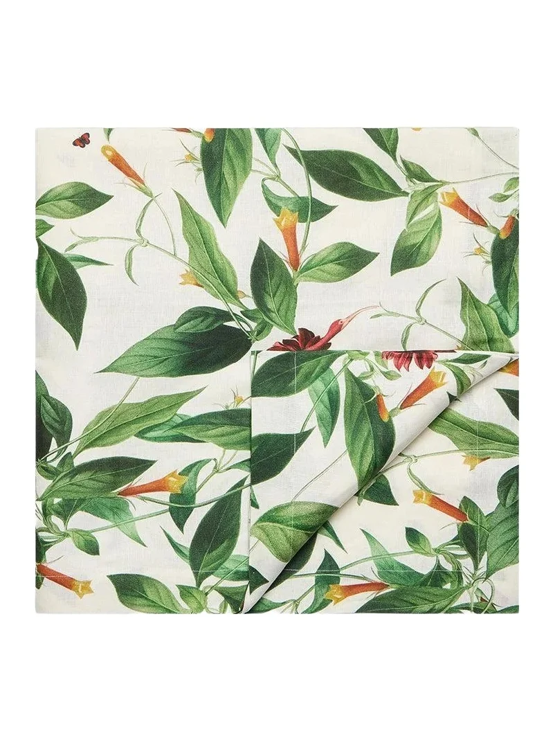 La DoubleJ Medium Tablecloth - Bosco Blooms Green