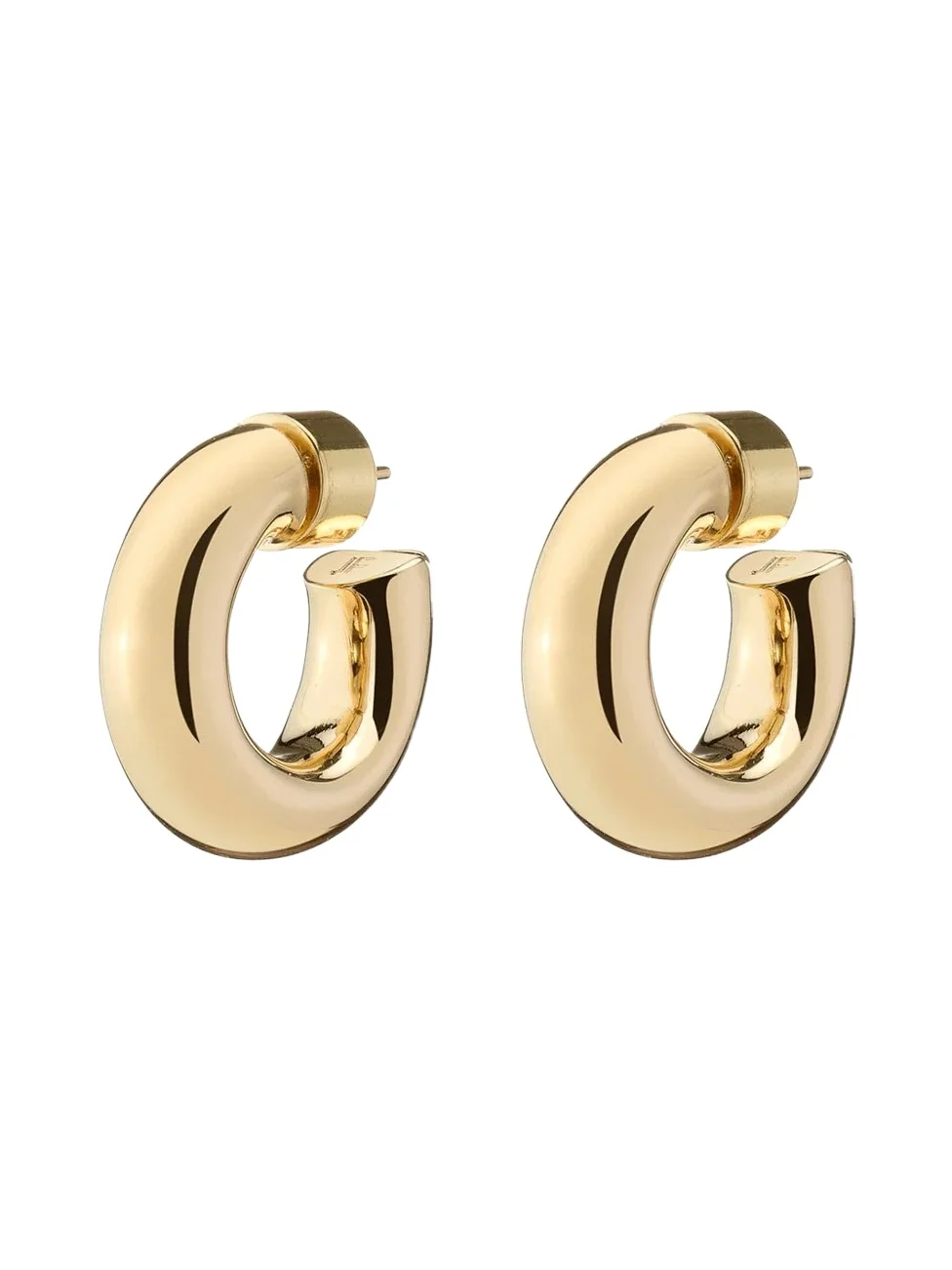 Micro Samira Huggie Earrings - Yellow Gold - 0.8in Micro Samira Huggie Earrings - Yellow Gold - 0.8in