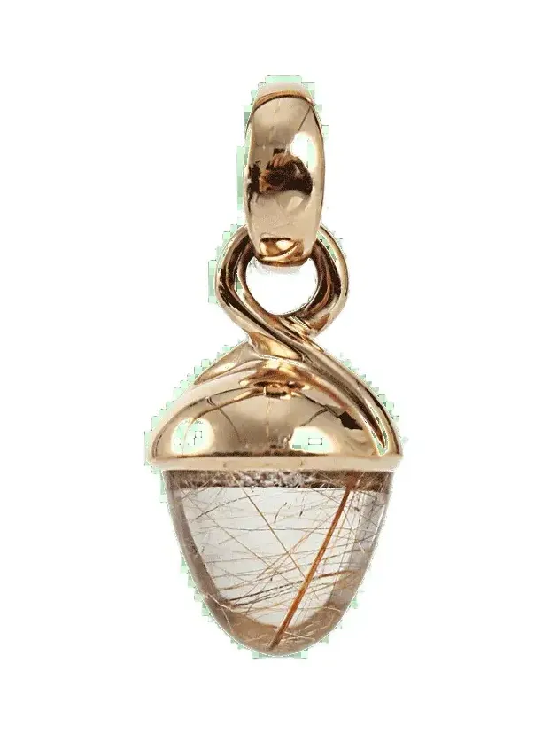 Mikado Bouquet Red Rutilated Quartz Pendant