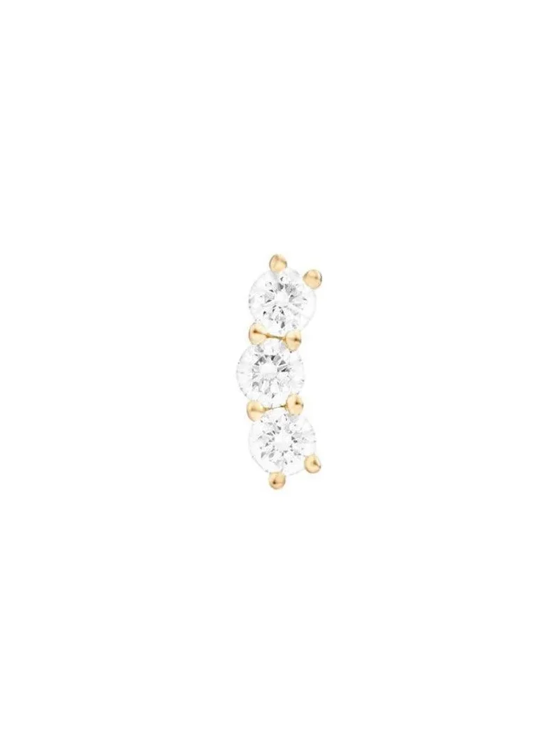 Mini Aria Diamond Triplet Stud Earring