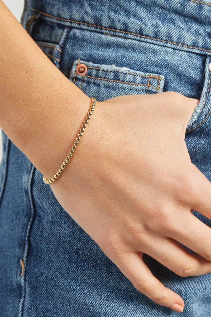 Jennifer Meyer Mini Bezel Tennis Bracelet | Thumbnail 2