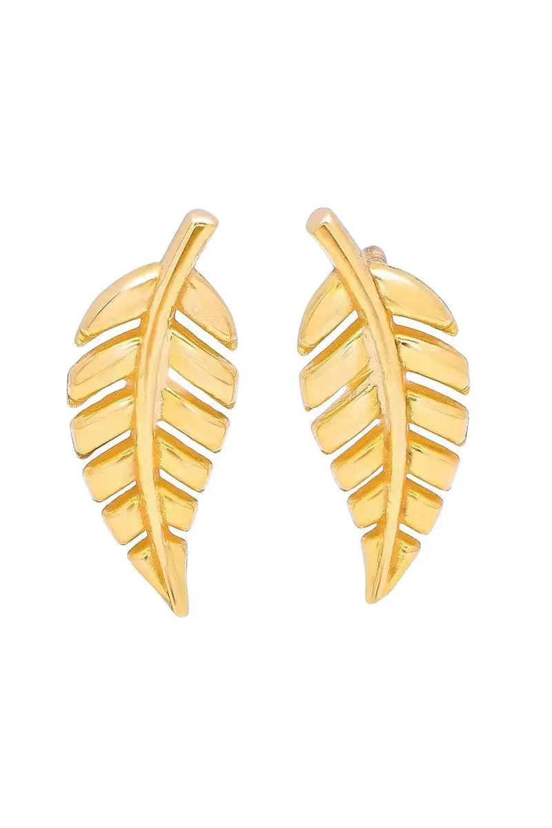 Jennifer Meyer Mini Leaf Studs | Image 1 Jennifer Meyer Mini Leaf Studs | Image 1
