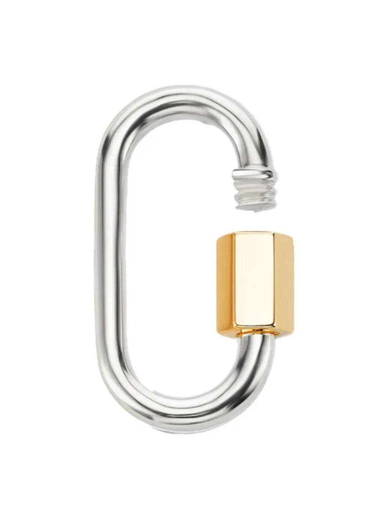 Marla Aaron Mixed Gold Medium Lock