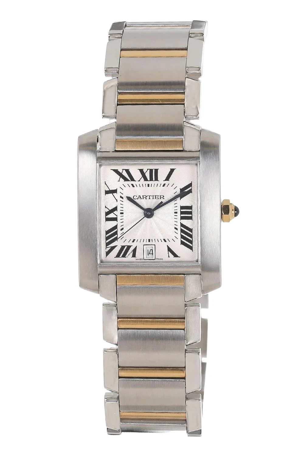 Mixed Metal Tank Francaise Watch