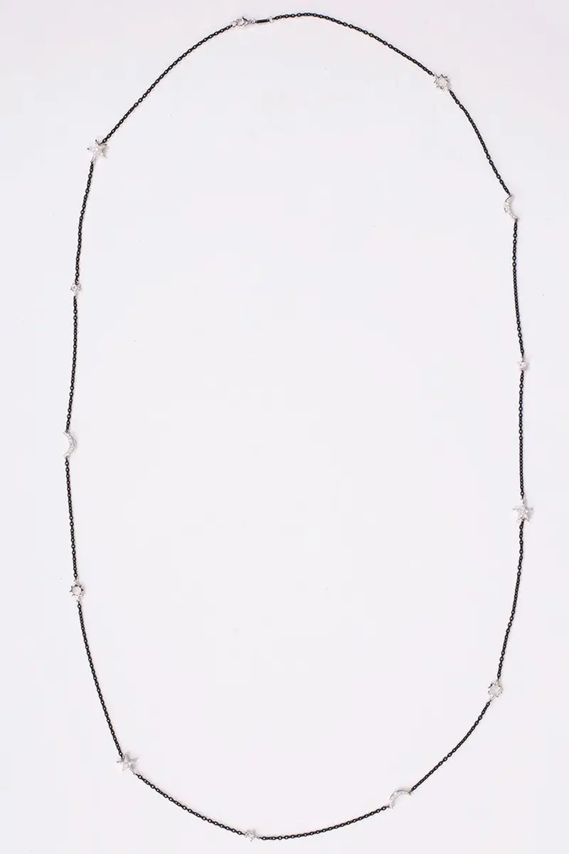 MONICA RICH KOSANN Moonstone Sun Moon Star Wrap Necklace | Thumbnail 2