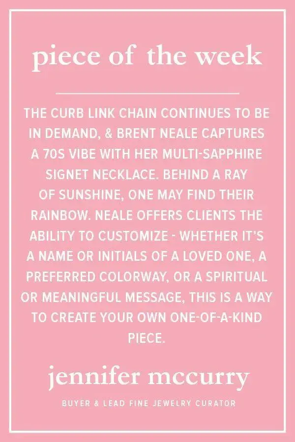 Brent Neale Narrow Sunshine Signet Pendant Necklace | Thumbnail 3 Brent Neale Narrow Sunshine Signet Pendant Necklace | Thumbnail 3