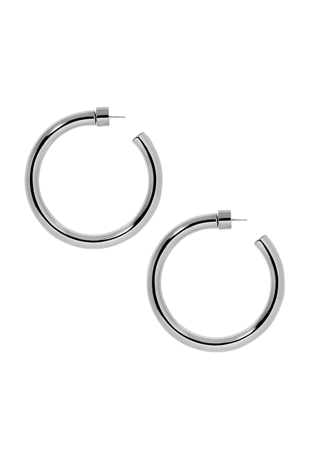 Natasha Baby Hoop Earrings - Silver - 1.5