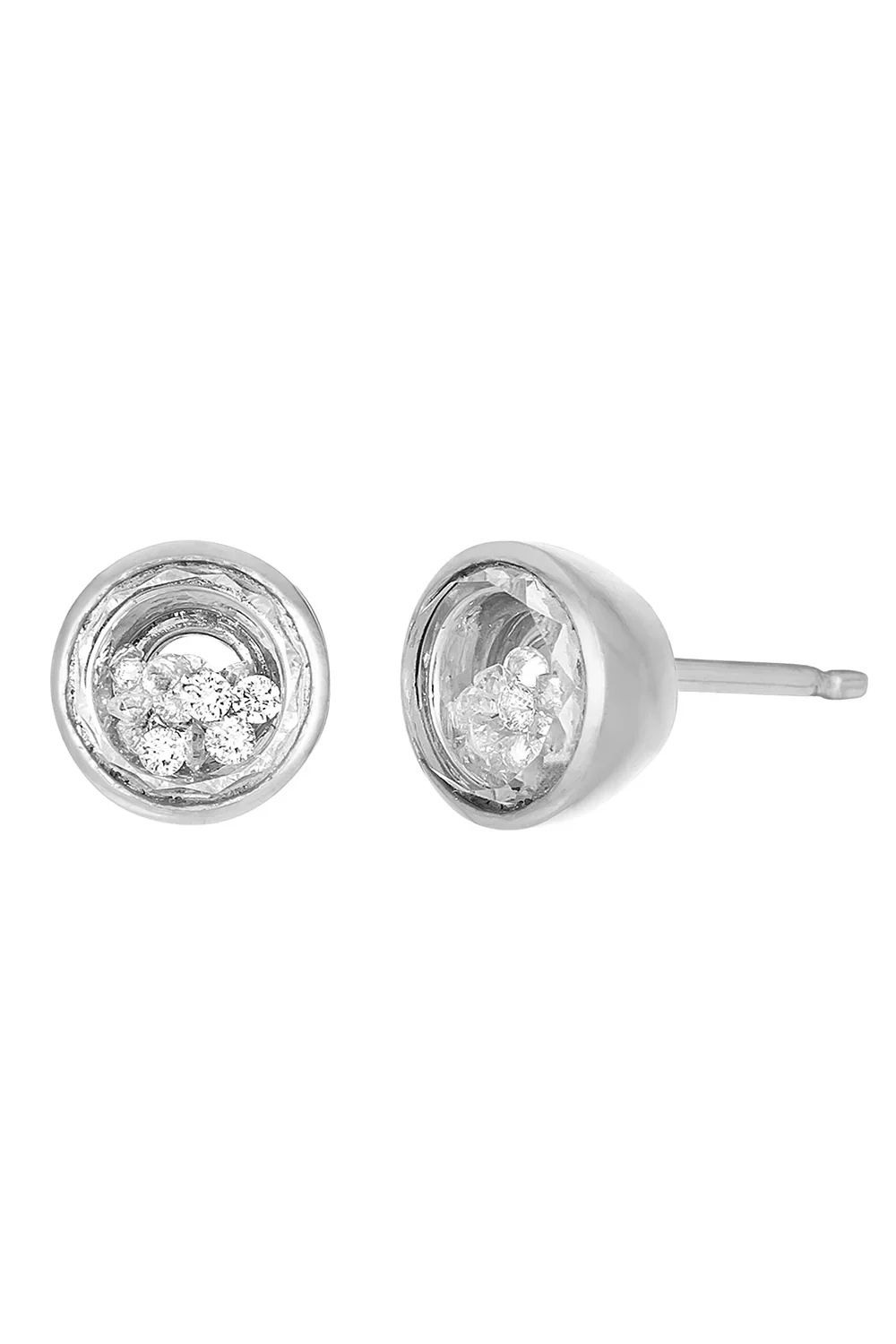 Neue Circle Stud Earrings