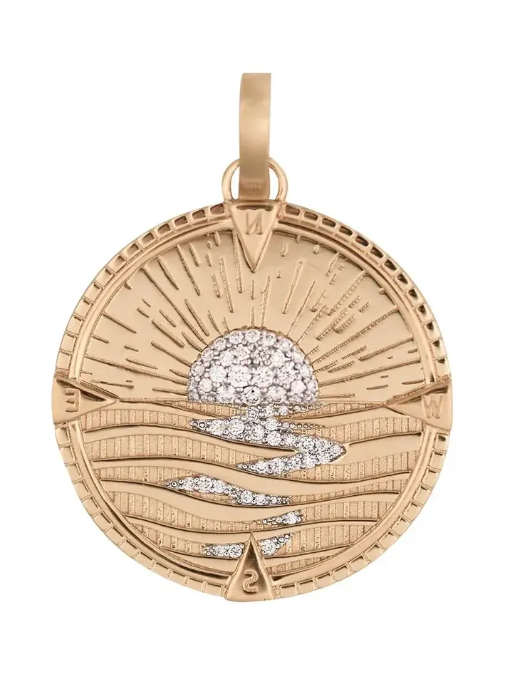 New Beginnings - Internal Compass Large Medallion New Beginnings - Internal Compass Large Medallion