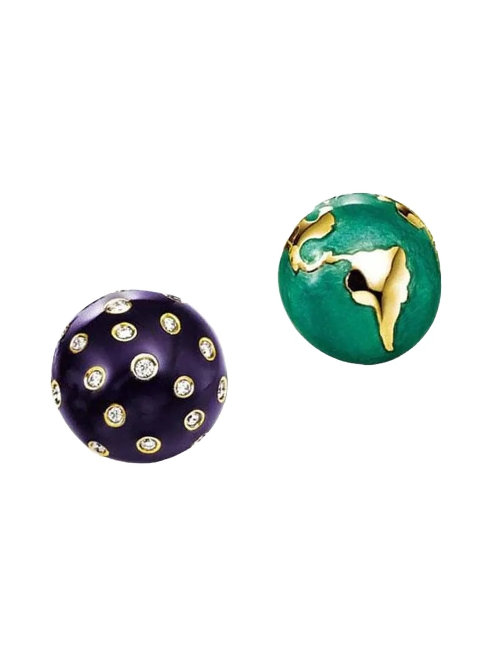 VERDURA Night and Day Stud Earrings | Thumbnail 1 VERDURA Night and Day Stud Earrings | Thumbnail 1