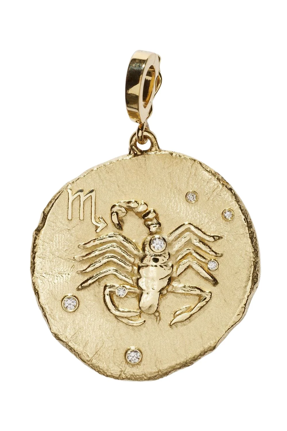Of The Stars Large Scorpio Coin Pendant Of The Stars Large Scorpio Coin Pendant