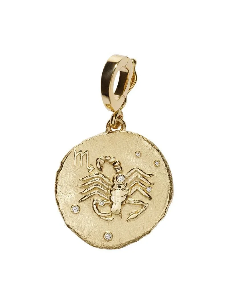 Of The Stars Scorpio Small Coin Charm Of The Stars Scorpio Small Coin Charm