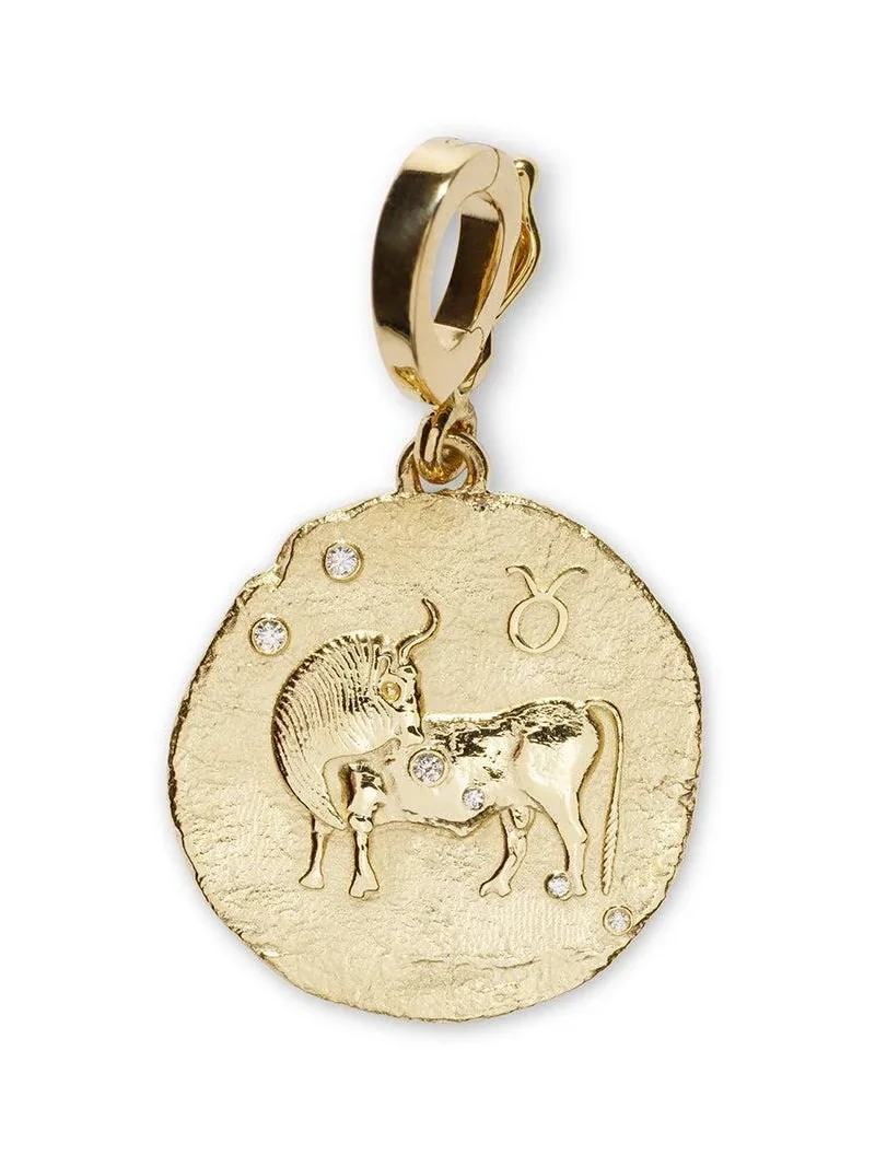 Of The Stars Taurus Small Coin Charm Of The Stars Taurus Small Coin Charm