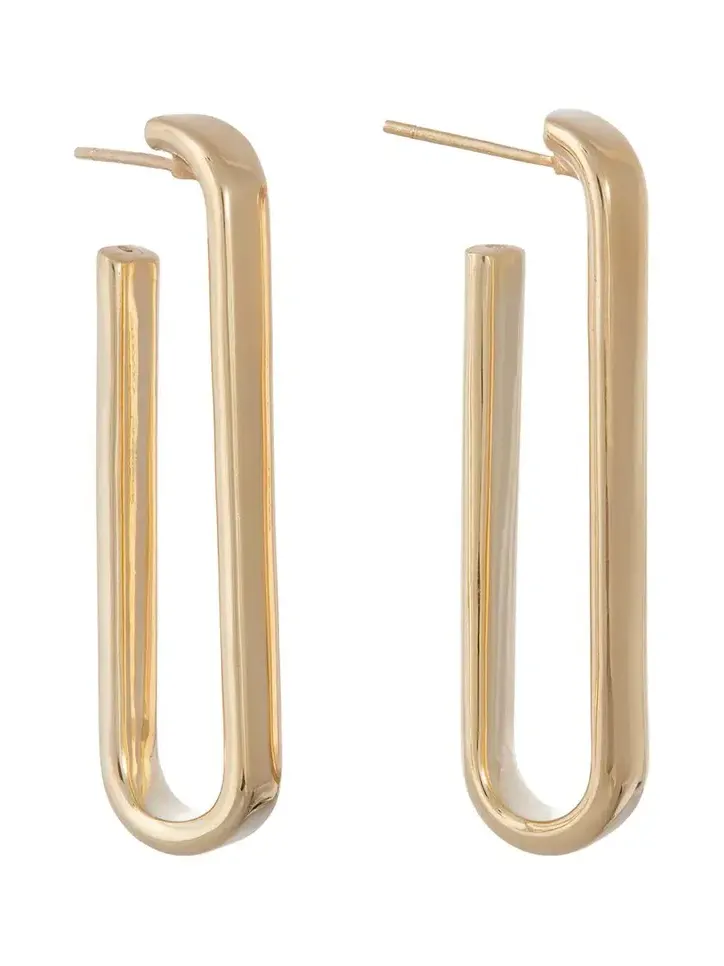 Paperclip Hoop Earrings Paperclip Hoop Earrings