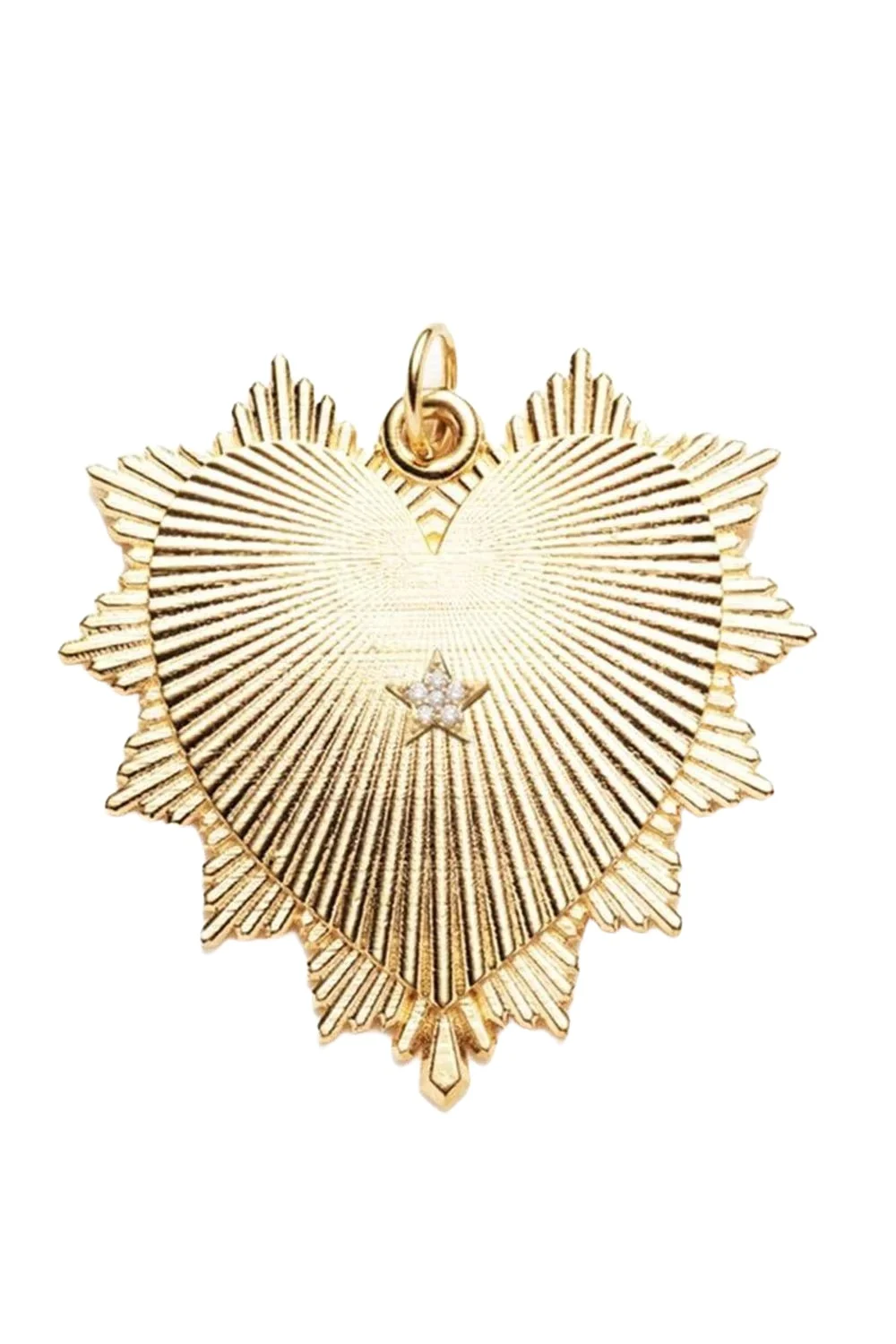 Pave Star Love Token Pendant Pave Star Love Token Pendant