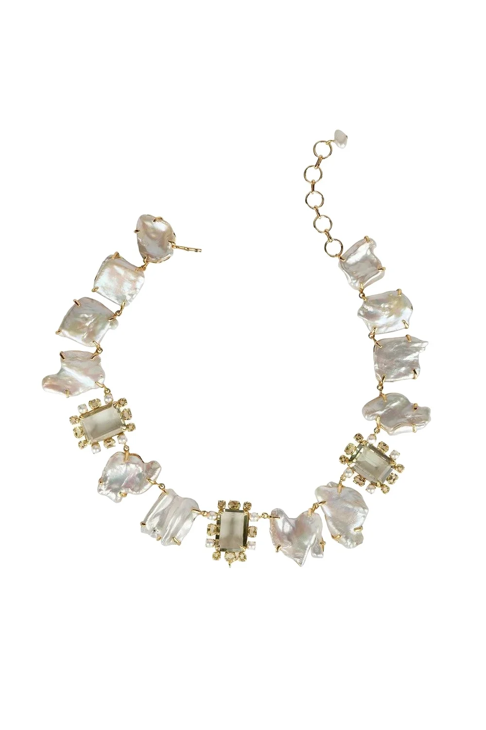 Pearl Amethyst Jana Cuff Bracelet