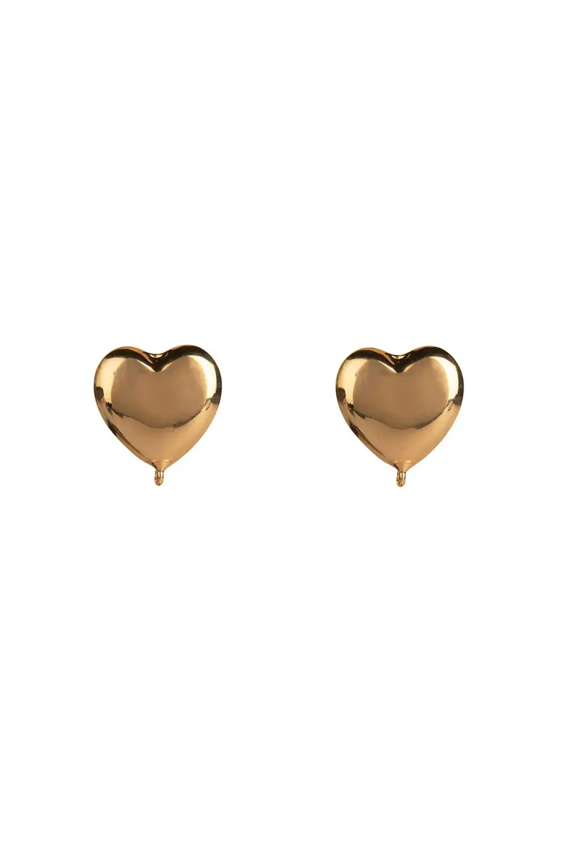 BOUNKIT JEWELRY Pearl Drop Heart Earrings | Thumbnail 3