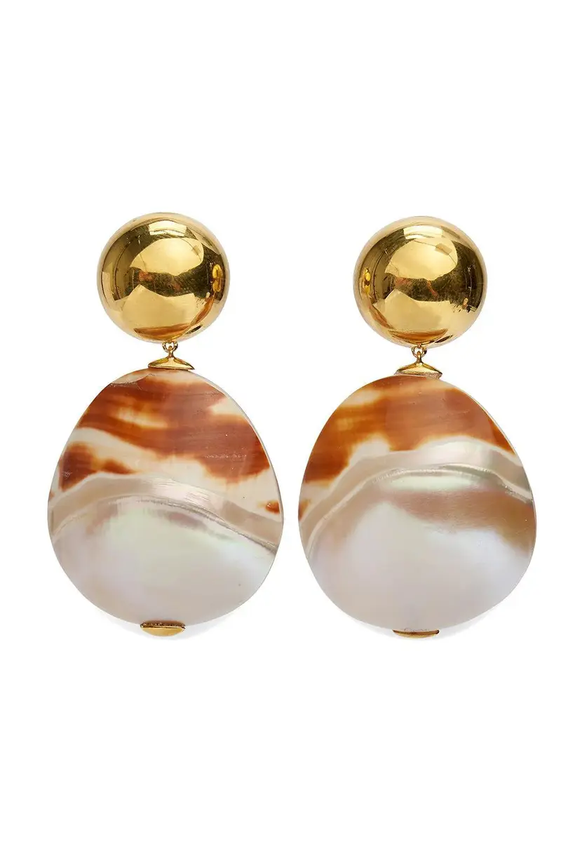 Lizzie Fortunato Pearl Tigre Rodan Earrings | Image 1 Lizzie Fortunato Pearl Tigre Rodan Earrings | Image 1