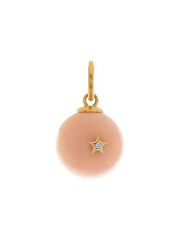Pink Opal Morning Star Charm Pink Opal Morning Star Charm